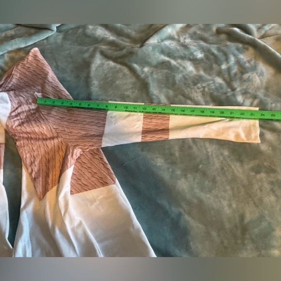 NWOT SHEIN top. White and brown. Size 3XL. - Picture 7 of 8